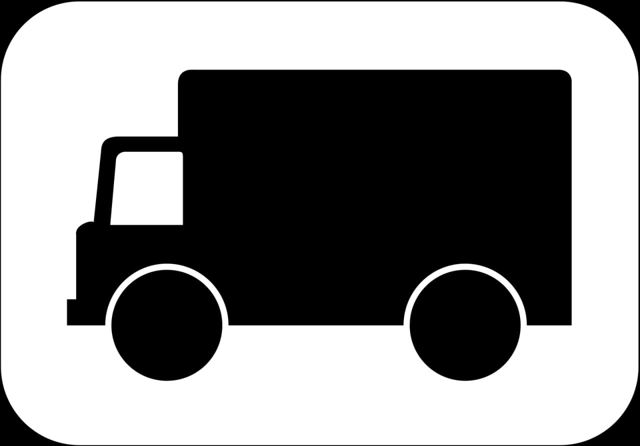 M4g - Lastkraftwagen Verkehrsschild