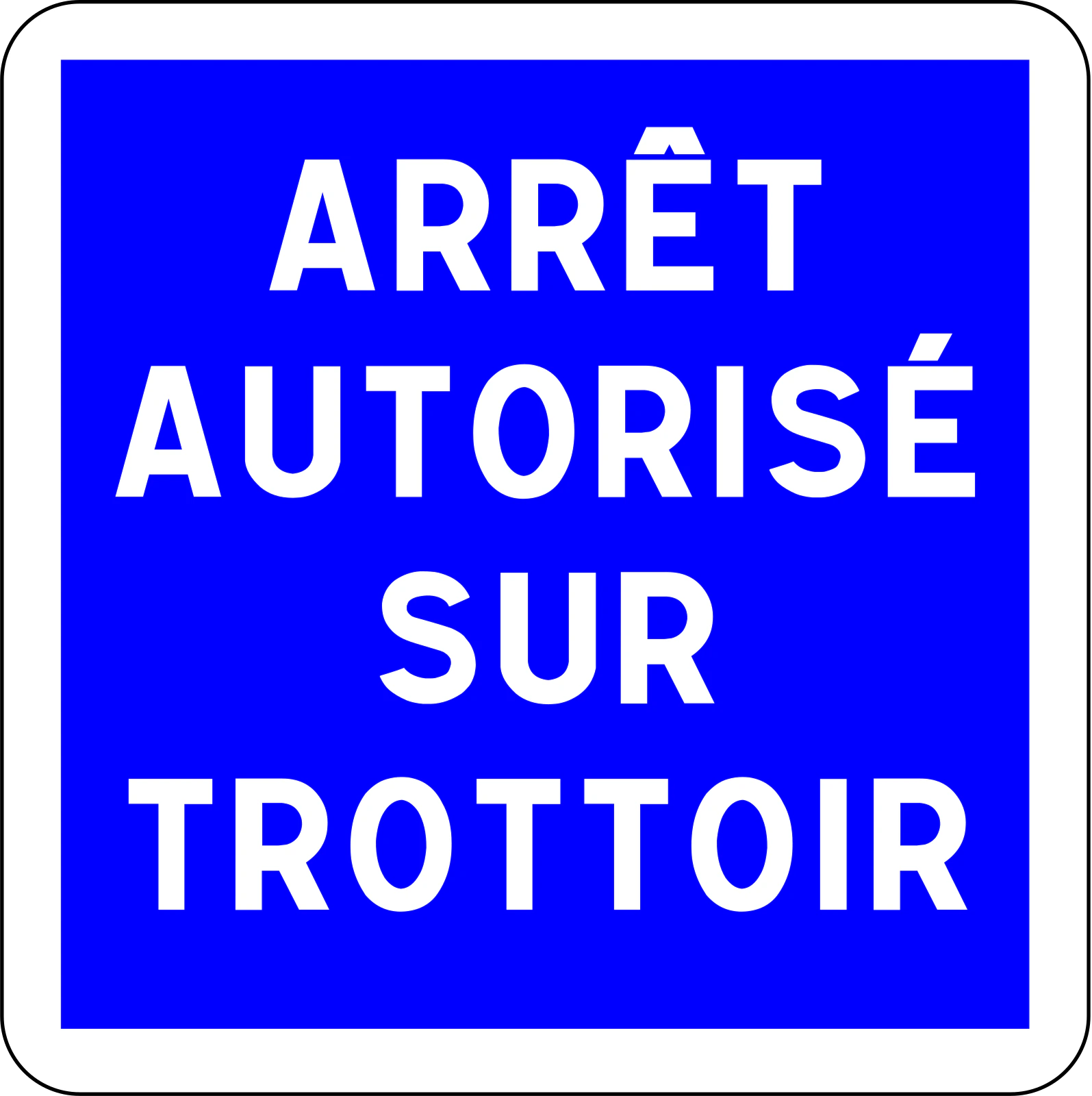 C50 - Panneau routier Autres informations