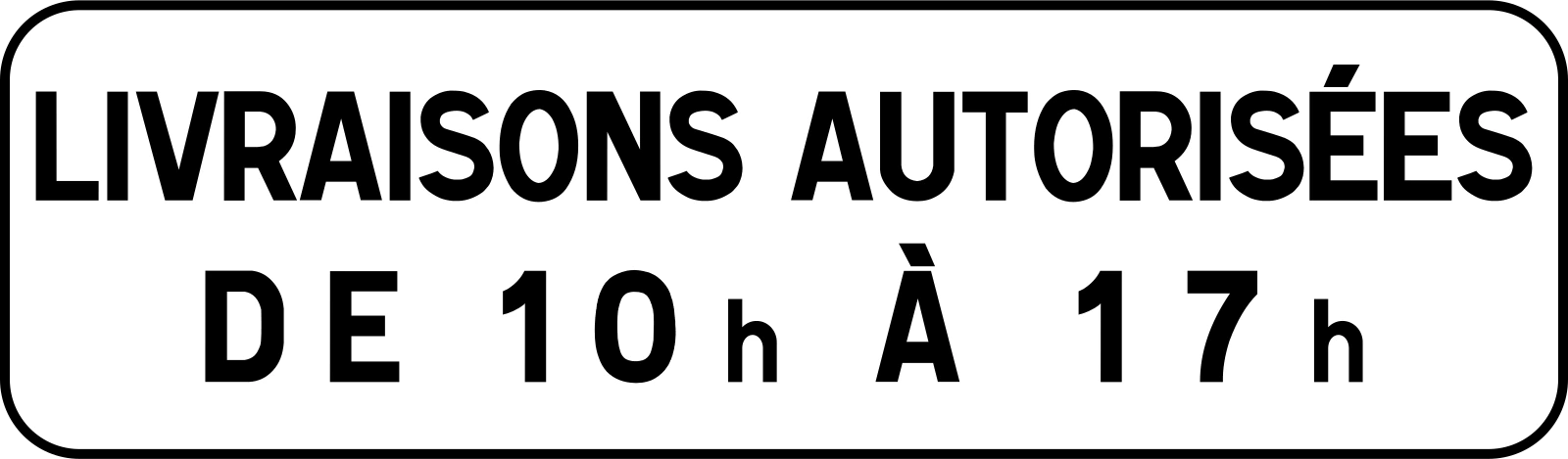 M11b - Sonstige Beschränkungen in einer Zone Verkehrsschild