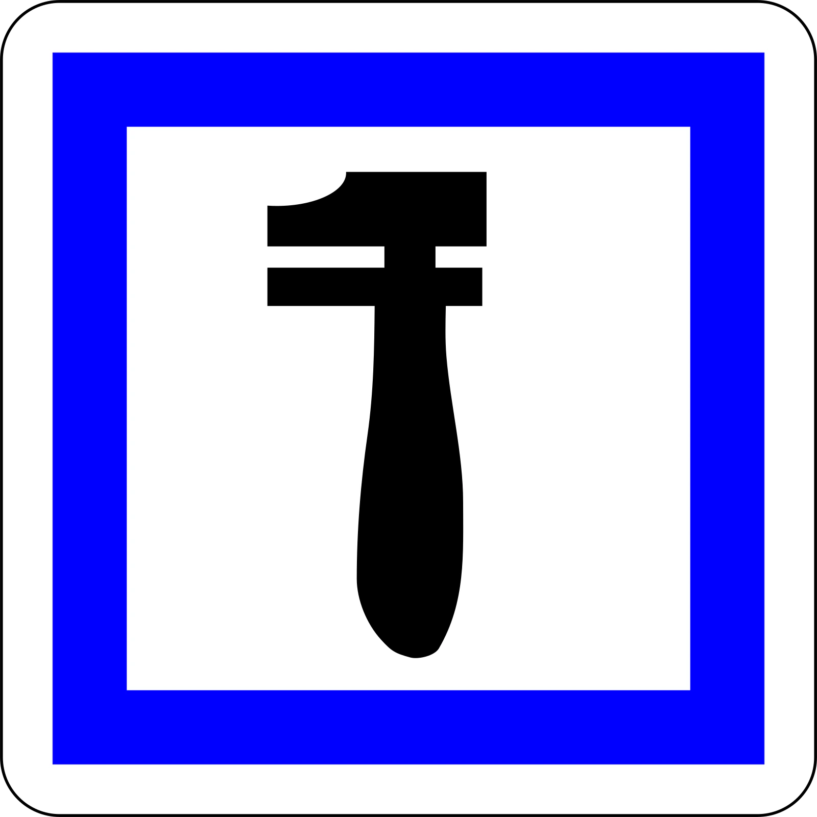 CE28 - Reparaturen Verkehrsschild