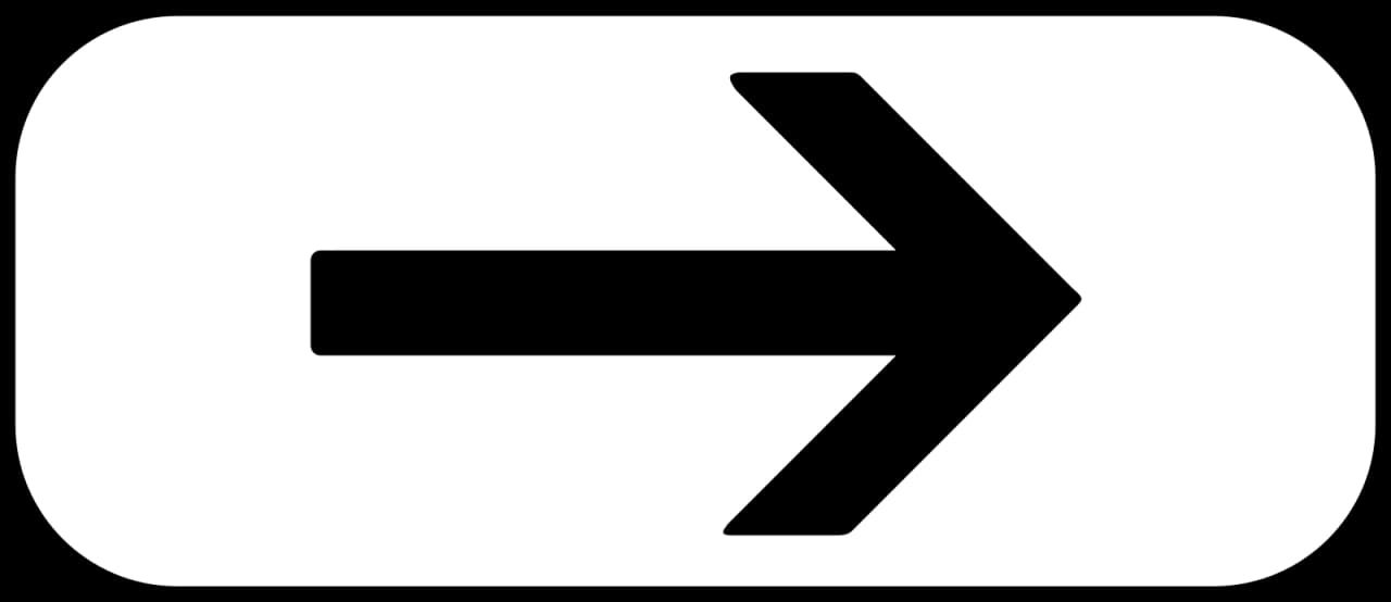 M8d - Prawo znak drogowy