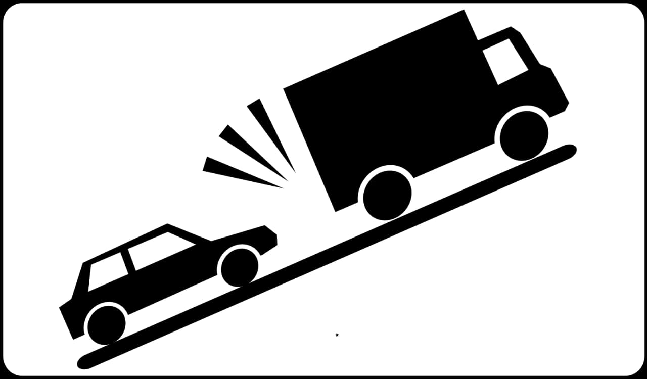 M9j - Panneau routier Risque d'accident