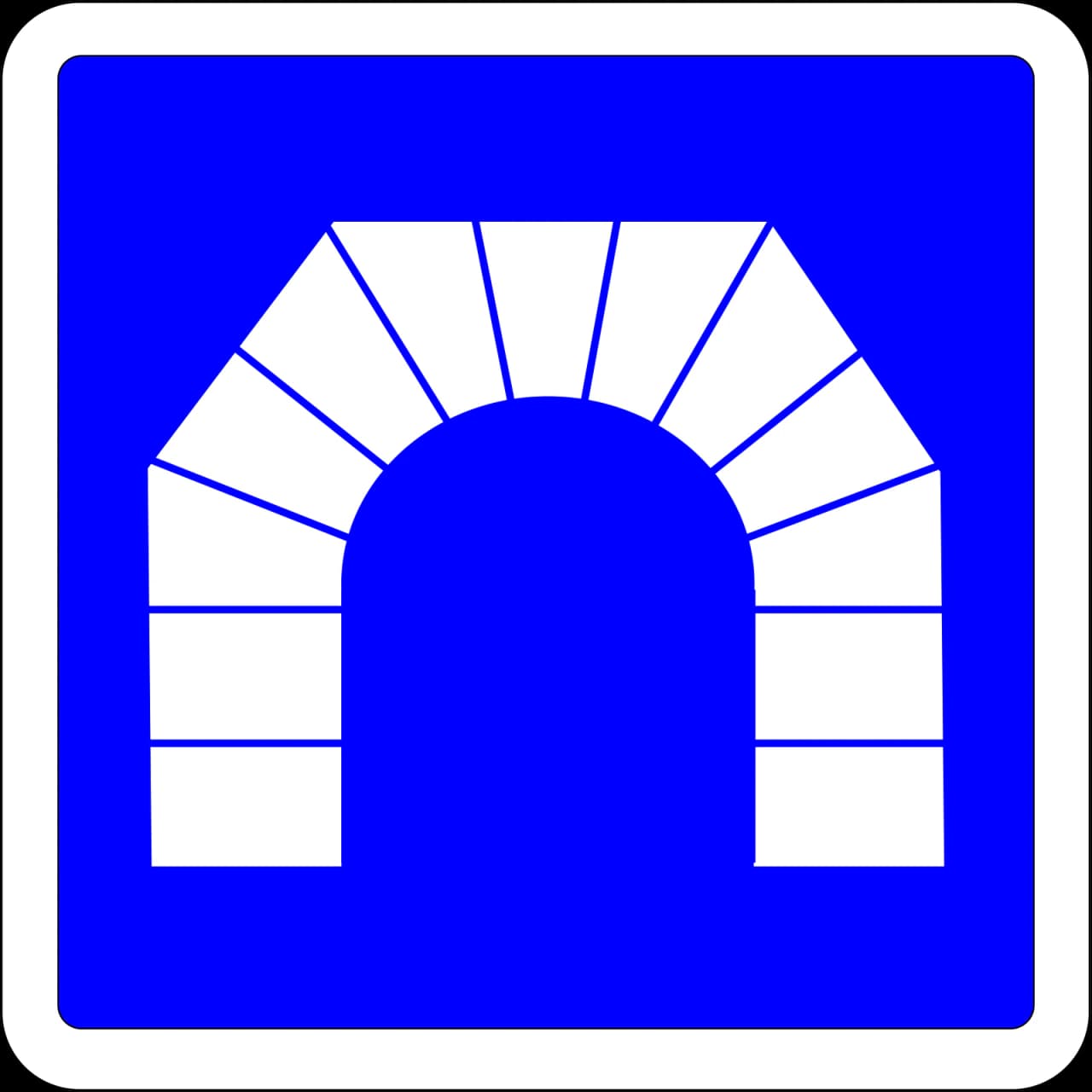 C111 - Tunnel Verkehrsschild