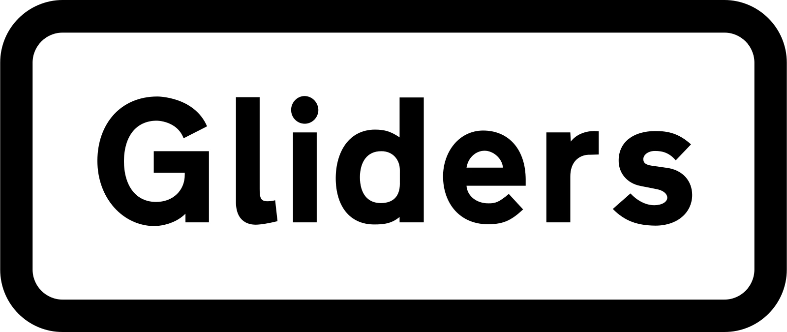 558.2 - Gliders likely road sign