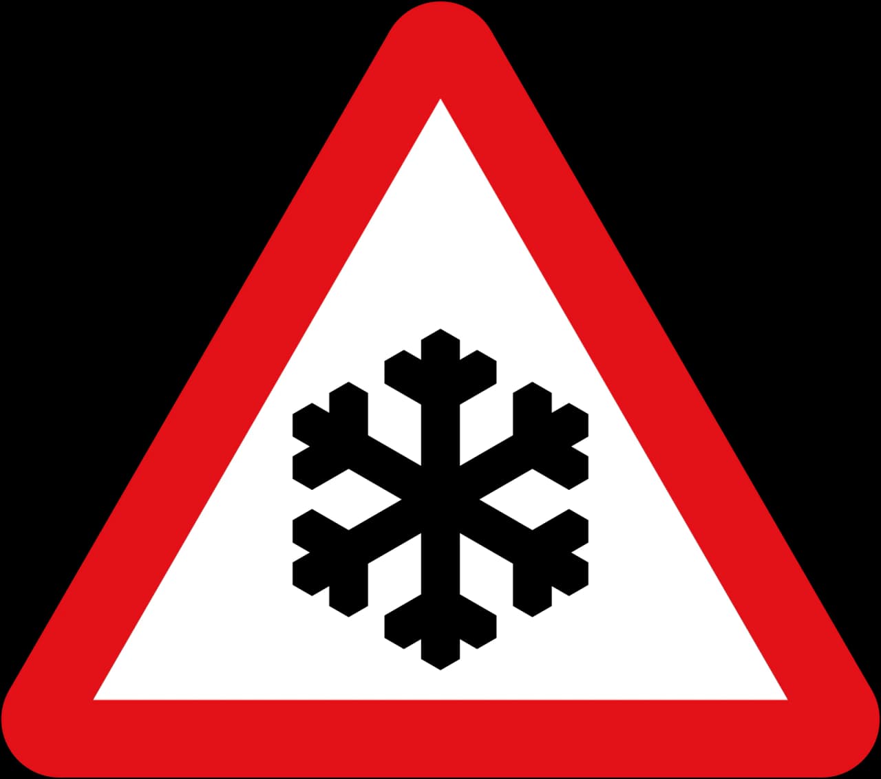 554.2 - Ice or Snowdrifts road sign
