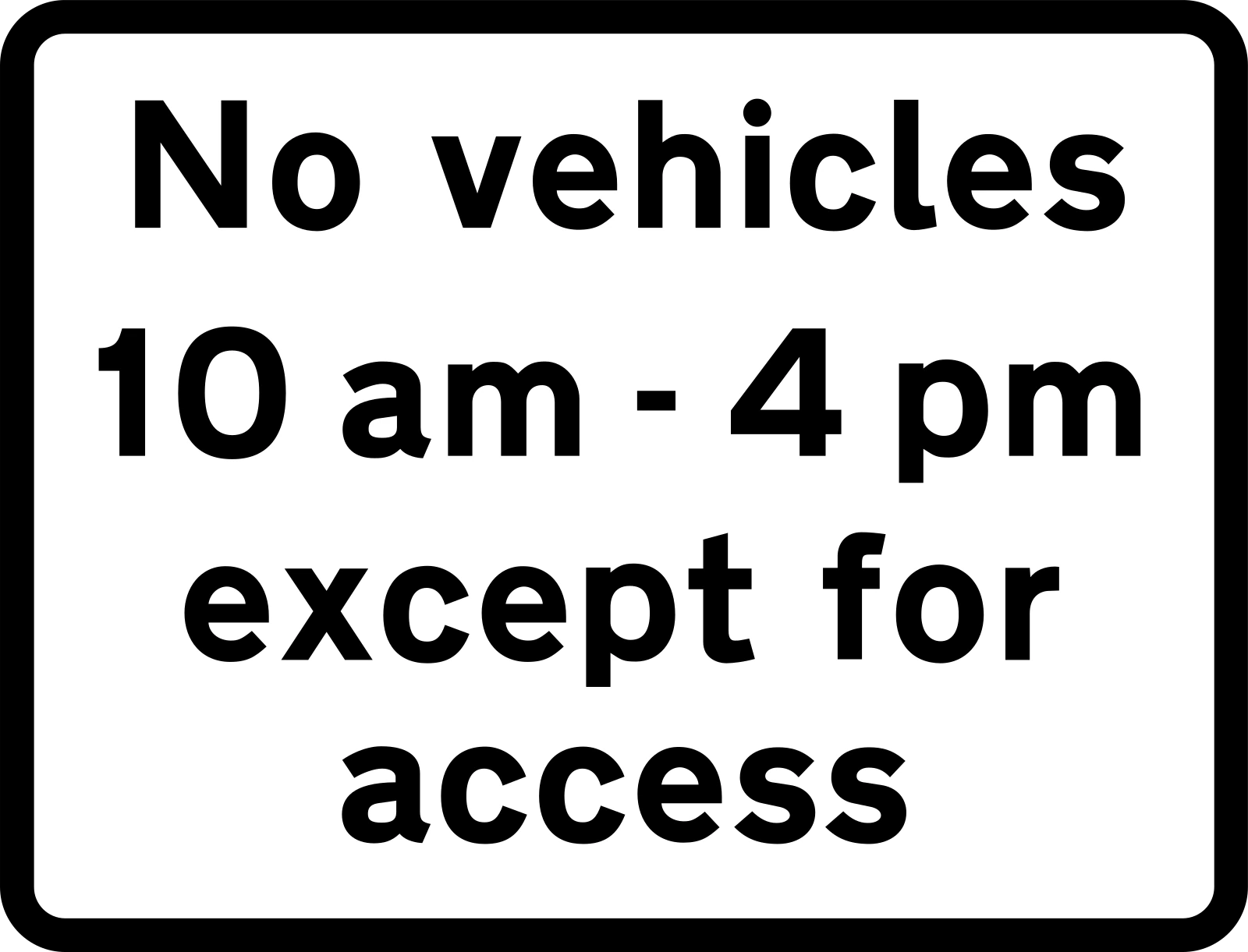 618.1B - Information plate used in addition to previous sign road sign
