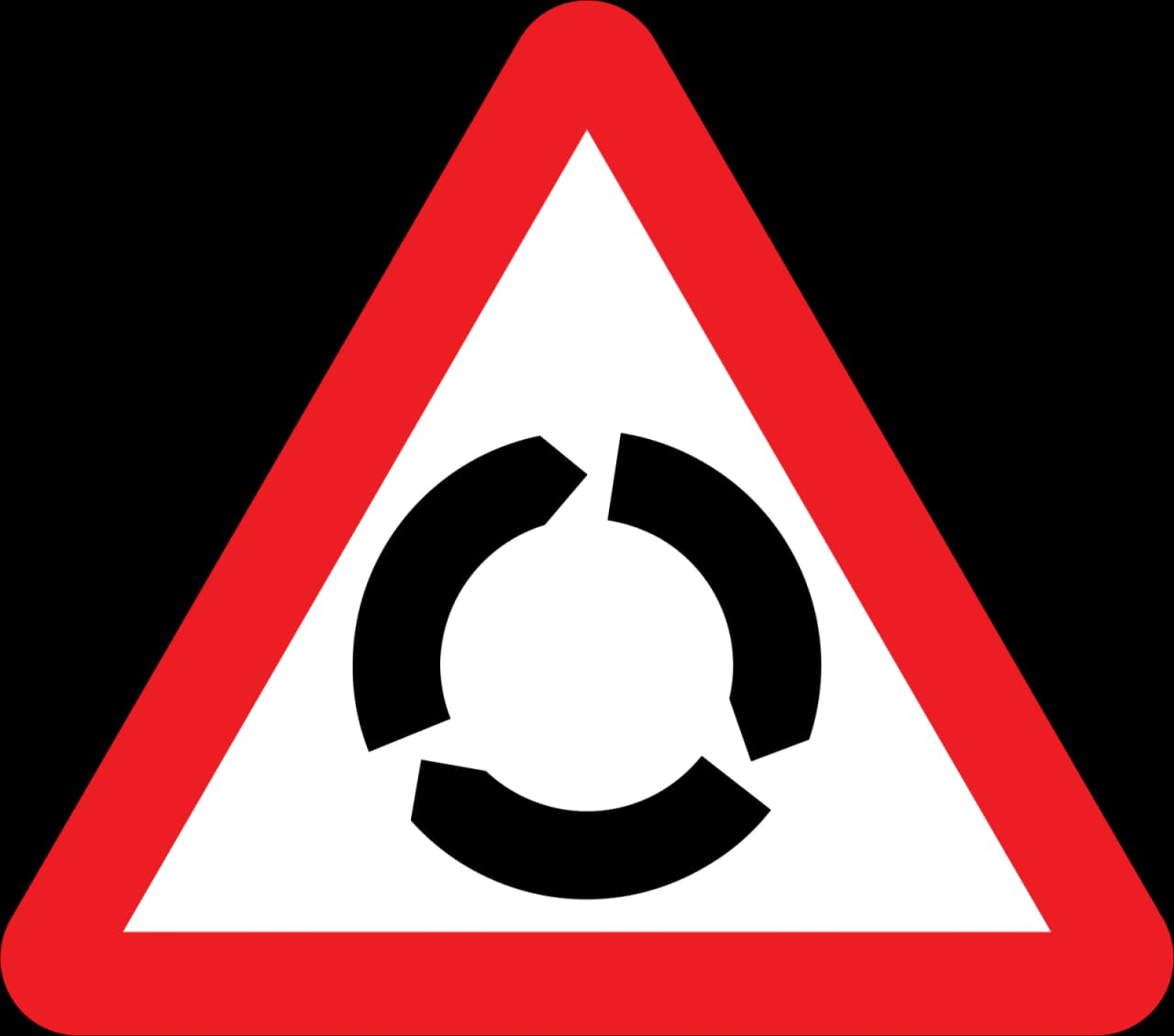 510 - Roundabout road sign