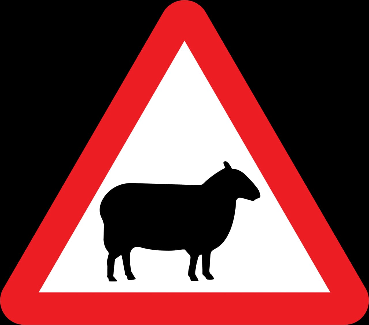 549 - Owce znak drogowy