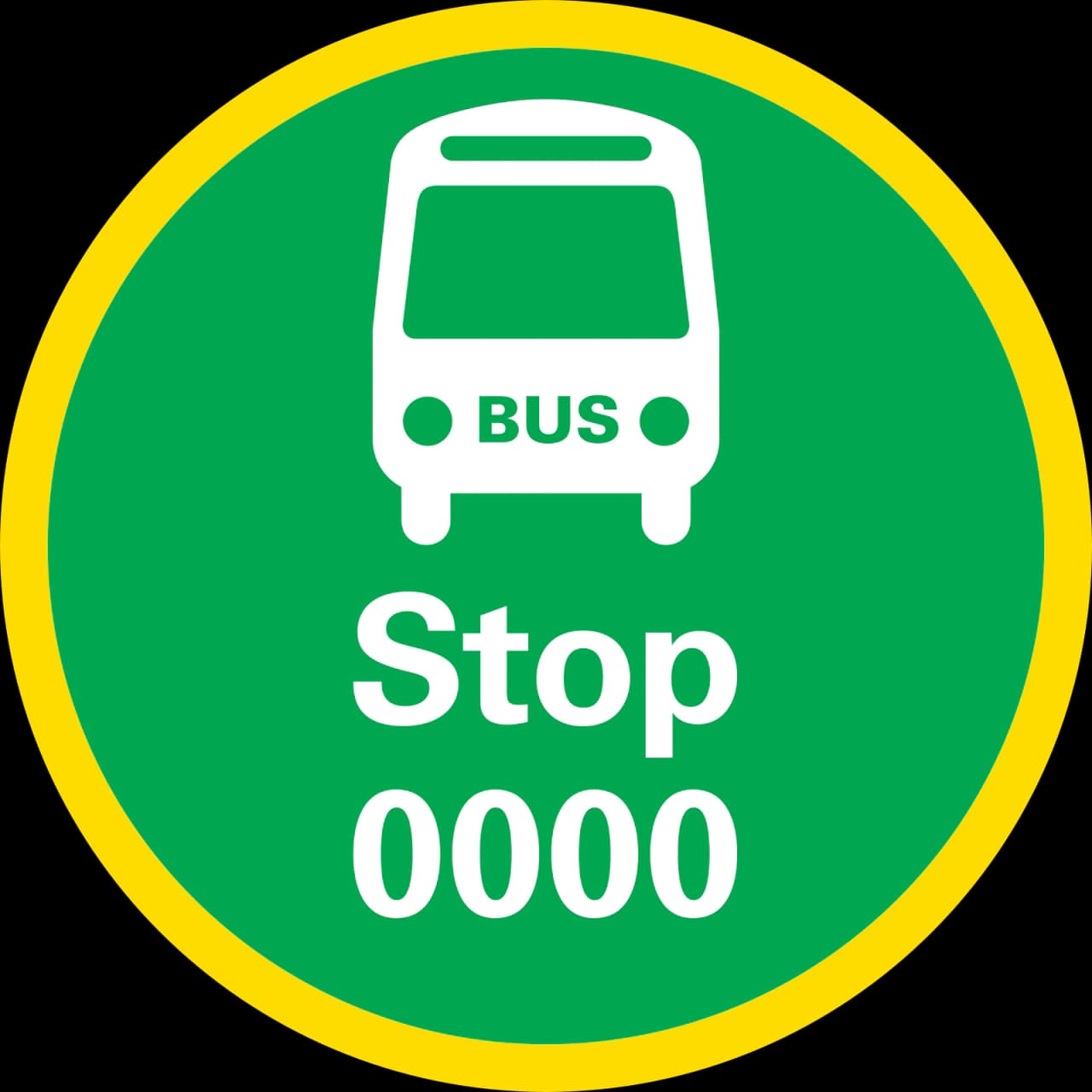 RUS-031 - Przystanek autobusowy (okrągły) znak drogowy