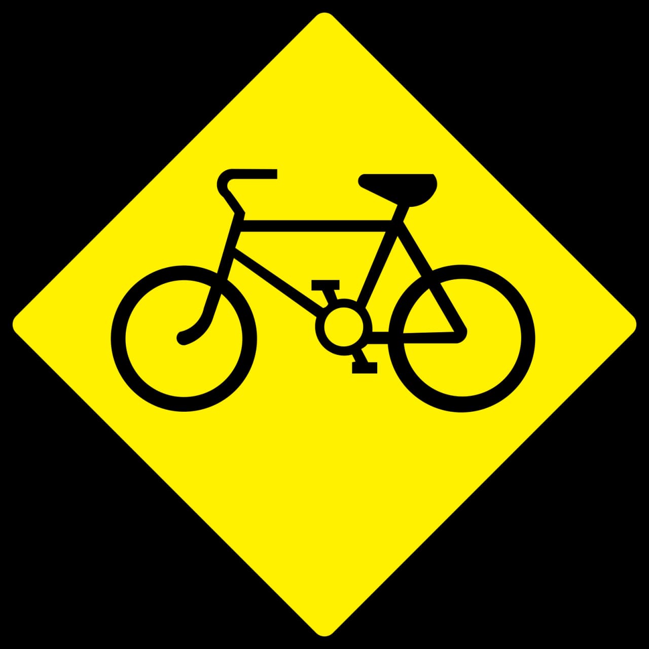 W-143 - Ciclistas señal de tráfico