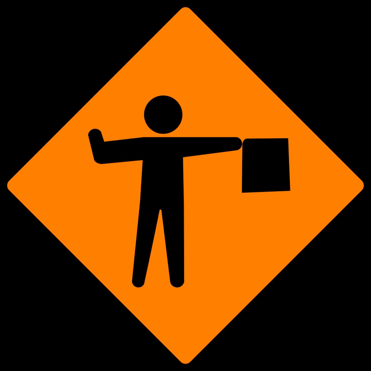 WK-061 - Señal de Obras con Personal señal de tráfico