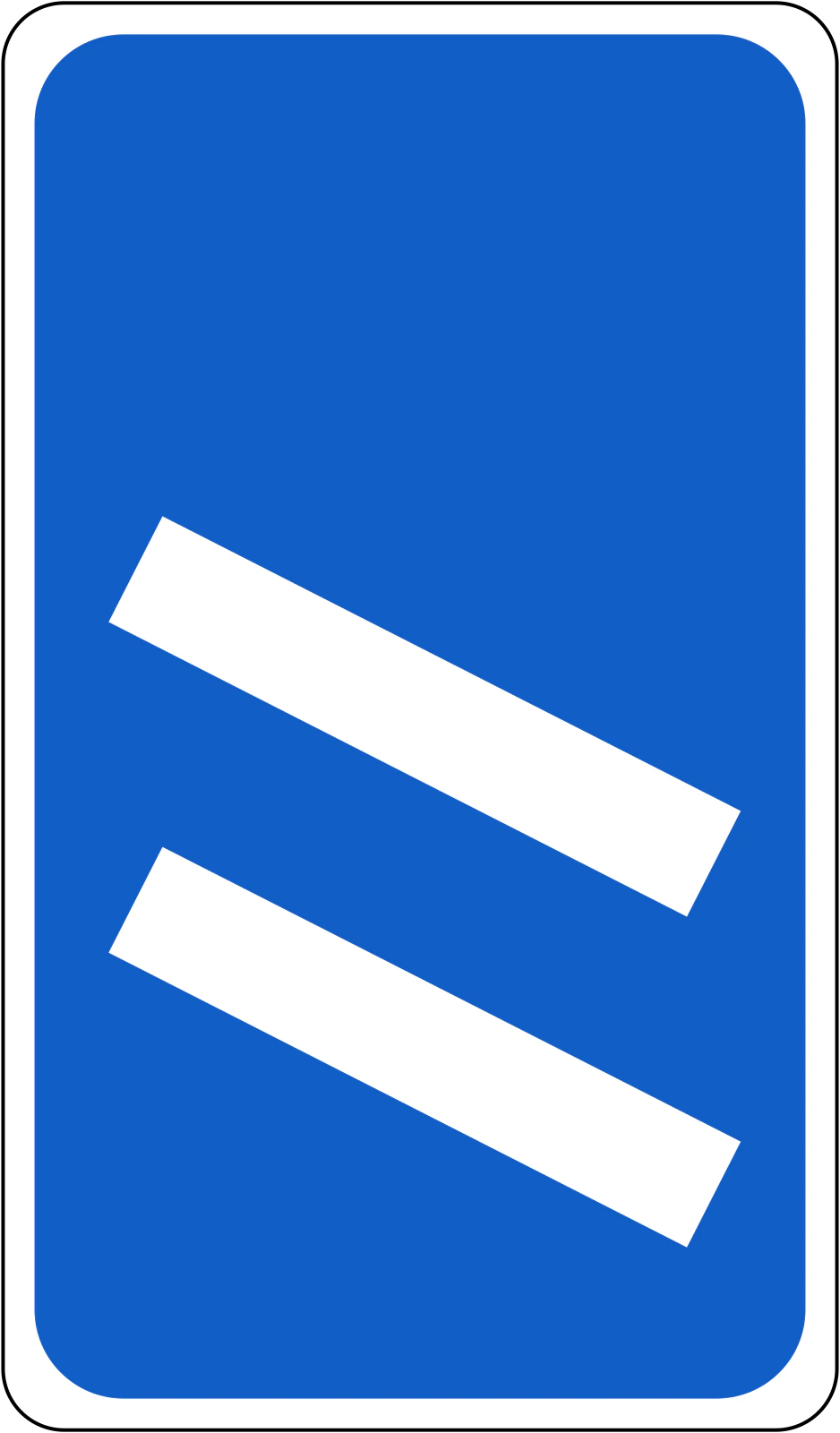 F-340 - F 340.2 Countdown Marker (motorway, 200 m) road sign