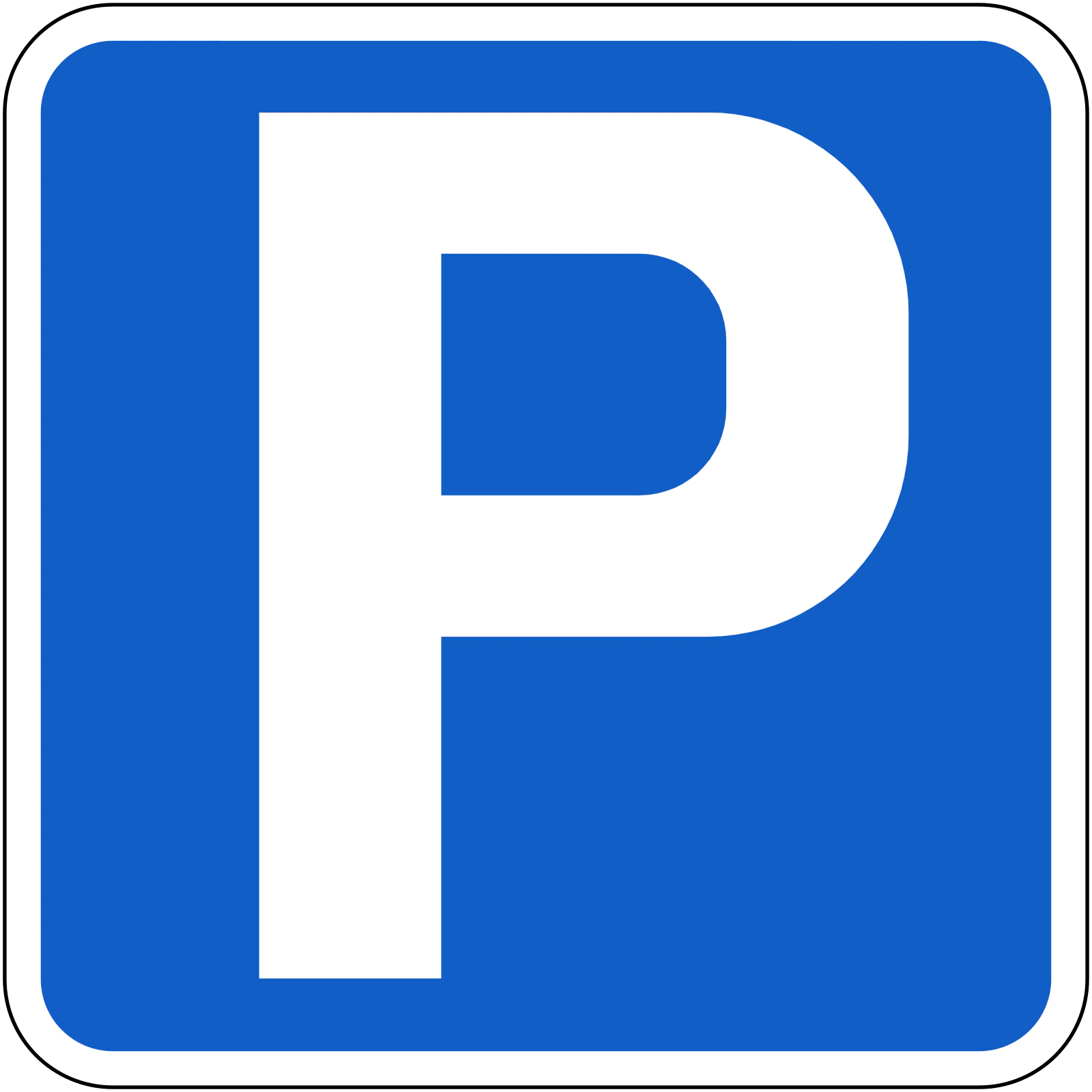 F-200 - Parking road sign