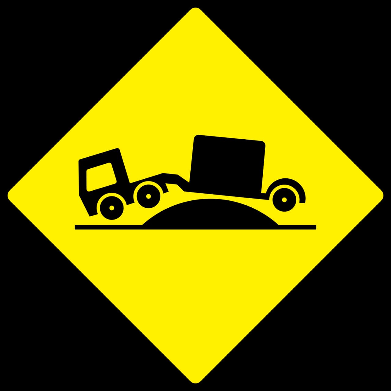 W-123 - Panneau routier Risque d'accrochage