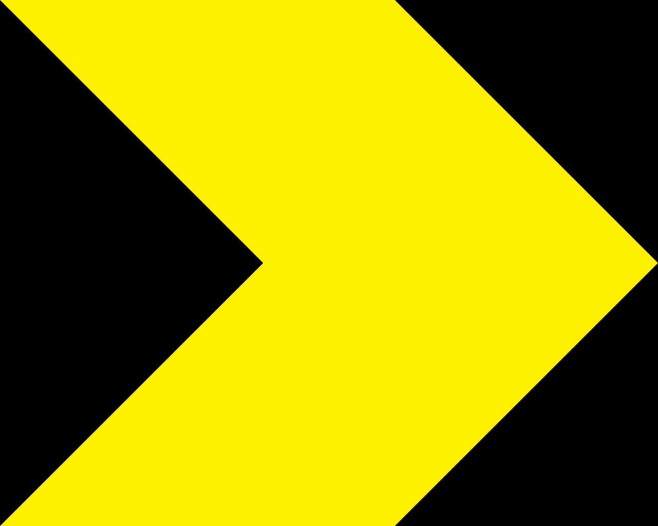 W-061R - Flecha Única Derecha señal de tráfico
