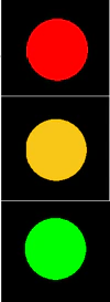 RTS-001 - 3 Aspect Standard Traffic Signal road sign