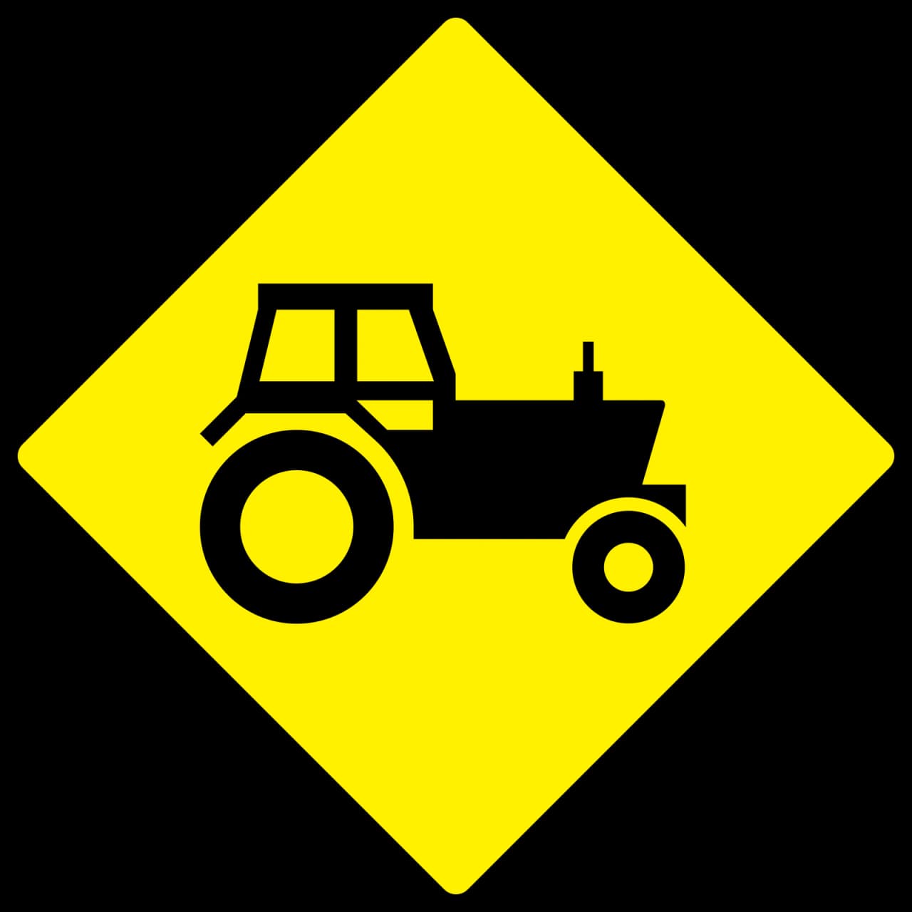 W-168 - Tractores señal de tráfico