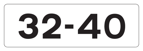 729.3 - House Number Sign road sign