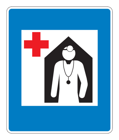 760.2 - Healthcare road sign