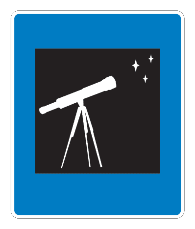 E02.68 - Stargazing road sign