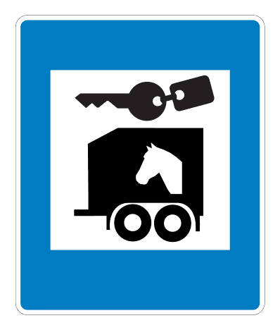 E07.24 - Horse Cart Rental road sign