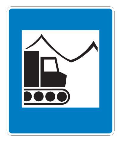 E07.47 - Snowmobile Trips road sign