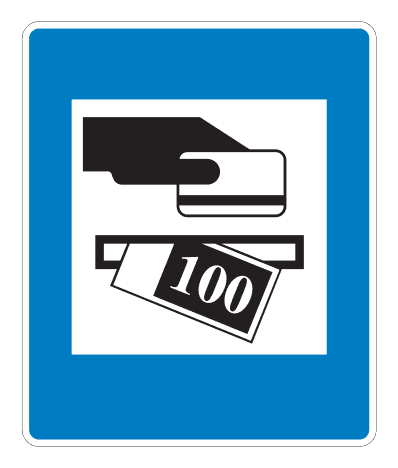 E08.22 - Atm road sign