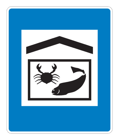E08.53 - Aquarium road sign
