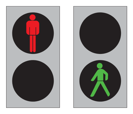 1186a - Pedestrian Signal road sign