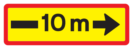 828.2 - Validity Area road sign