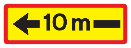 828.4 - Validity Area road sign
