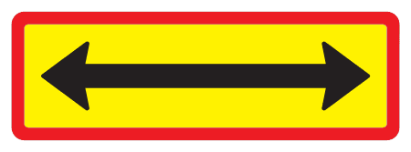 828.5 - Validity Area road sign