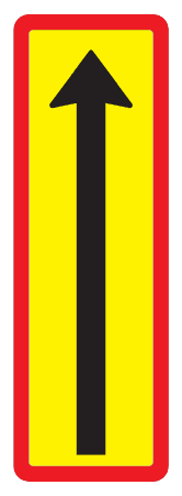 828.7 - Validity Area road sign