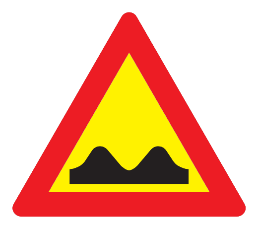 108.1 - Rough Road road sign
