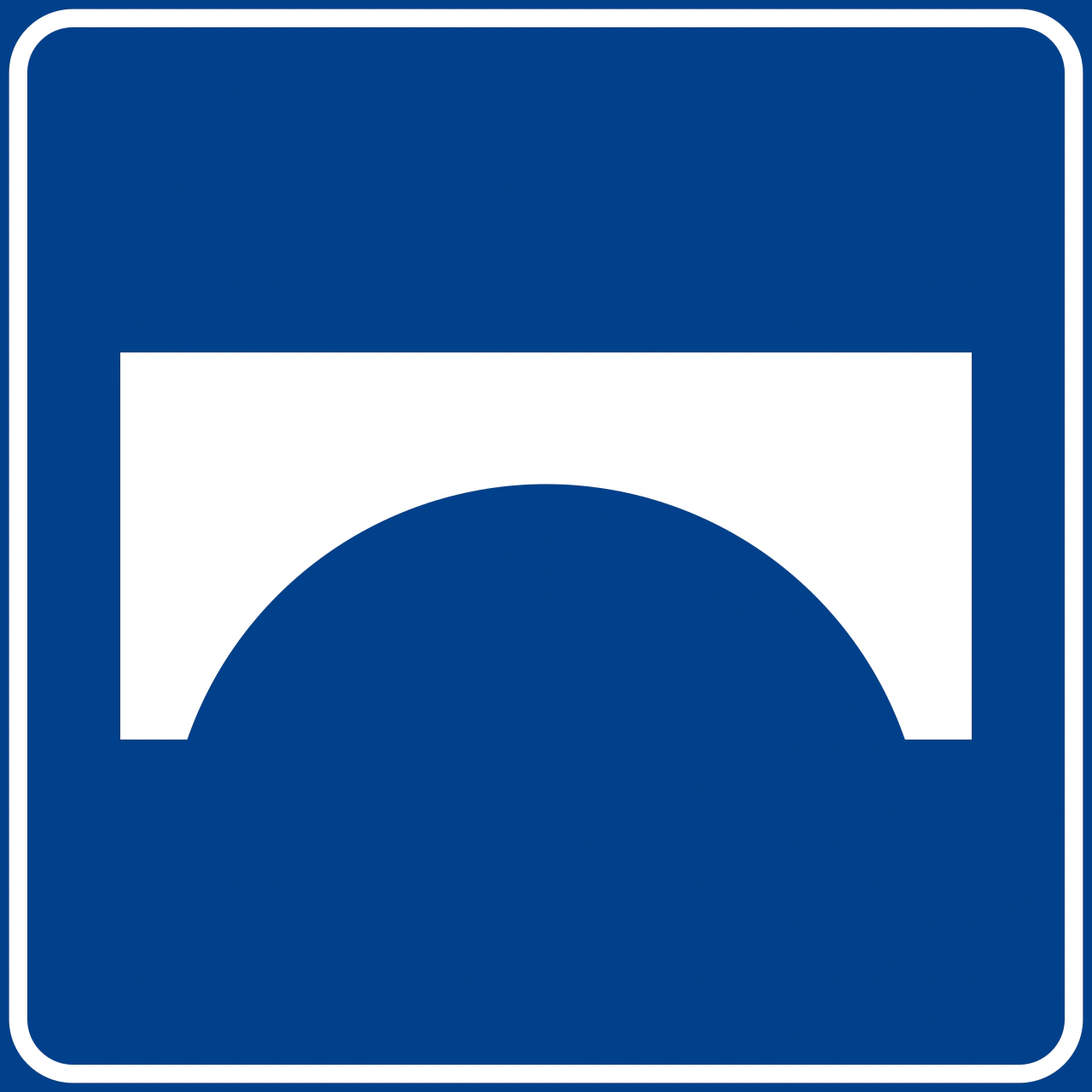 IT-I-067 - Segnale stradale Ponte (strade diverse dalle autostrade)