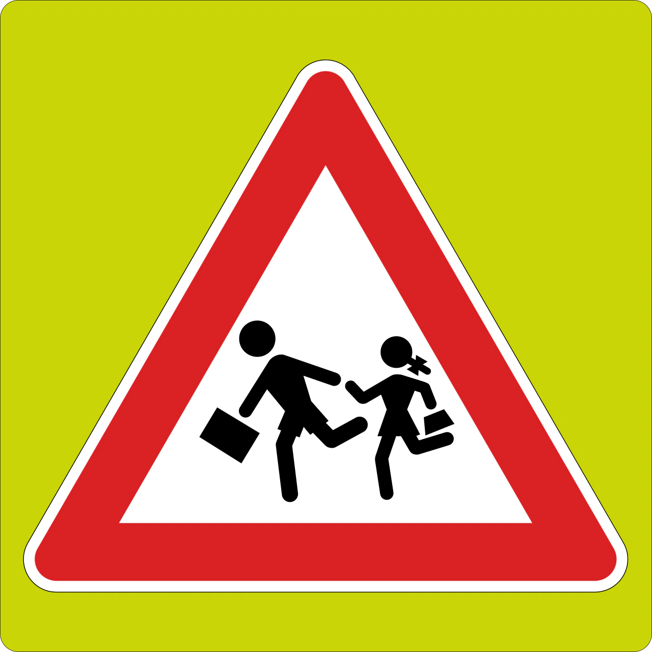 II.23 - Children (with fluoro board) road sign