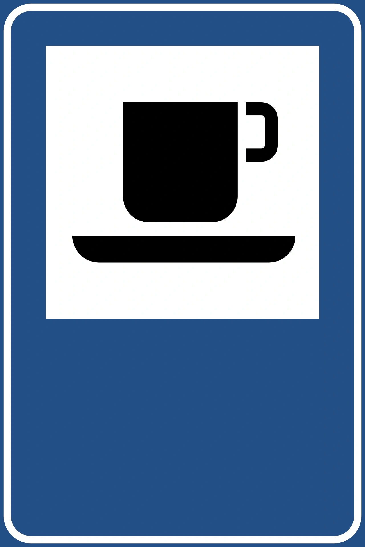 IT-I-122 - Segnale stradale Caffè