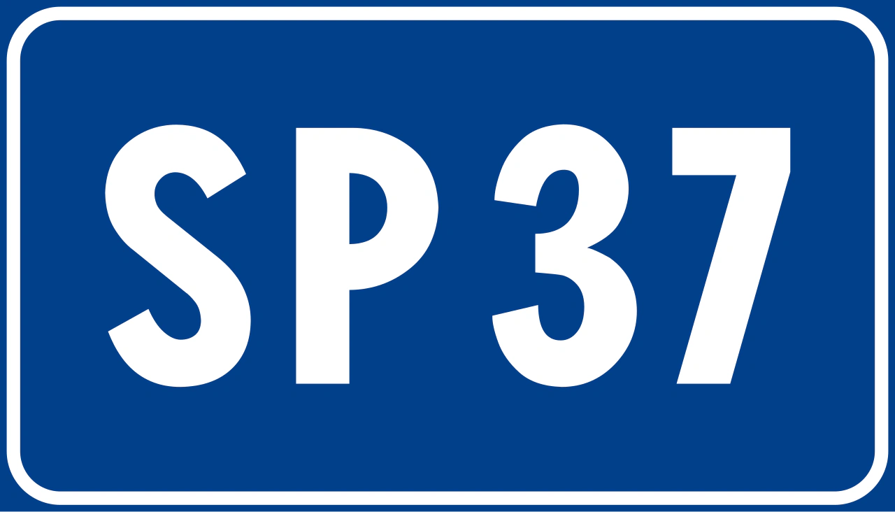 II.259 - Segnale stradale Cartello di numero di strada provinciale