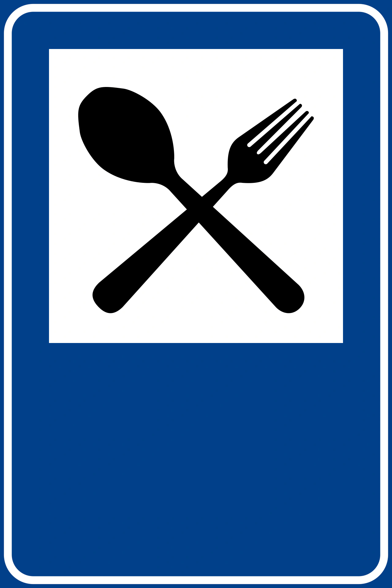 IT-I-121 - Segnale stradale Ristorante