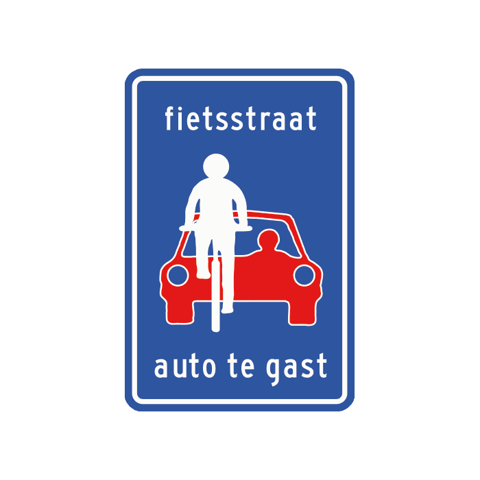 L51 - Bicycle Street road sign
