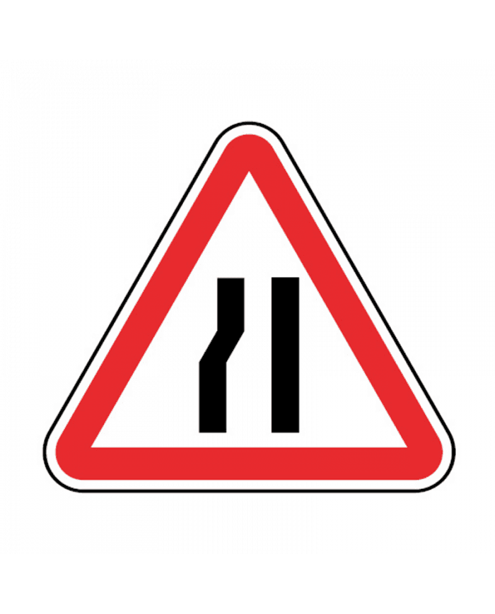 A4b - A4b - Dar Geçit trafik işareti