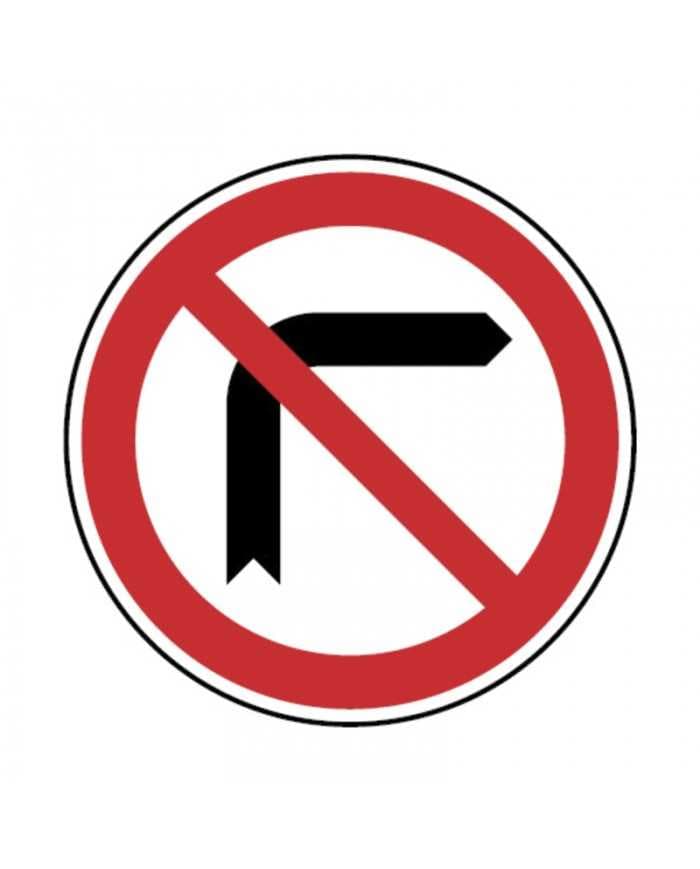 C11a - C11a - Proibição de virar à direita (Proibição de virar à direita) road sign