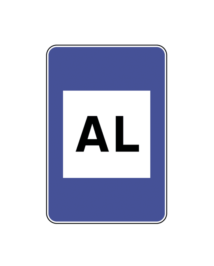 H16b - H16b - Konukevi (Albergue) trafik işareti