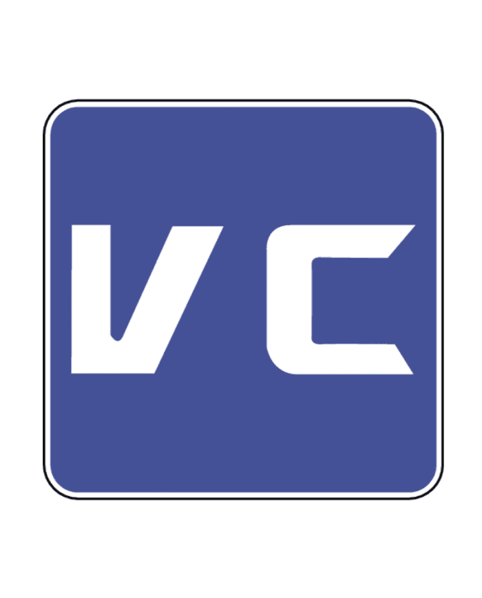 H33c - H33c - Via card (Via card) trafik işareti