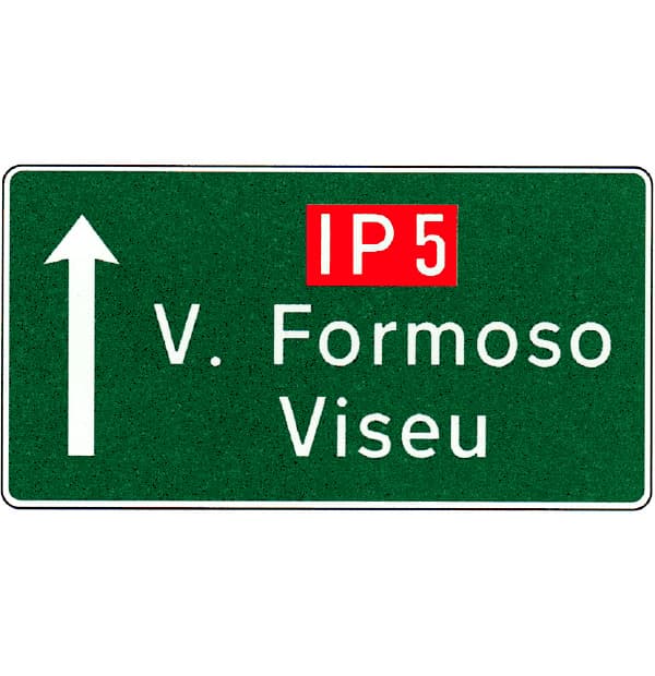 I2e - I2e - Grafisk förhandsinformation (Pré-aviso gráfico) vägmärke