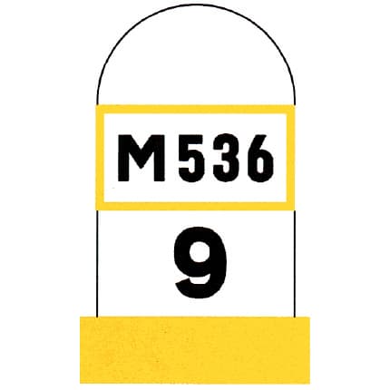 O2e - O2e - Kilometerbakens verkeersbord