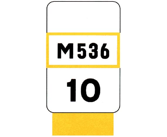 O3e - O3e - Vägmarkeringsmätare (Vägmarkeringsmätare) vägmärke