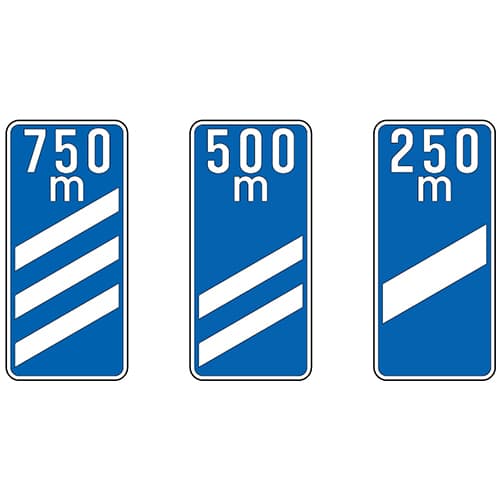 O4b - O4b - Çıkış Yaklaşma İşareti trafik işareti