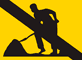 A21 - End of Roadworks Section road sign