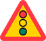A22 - Warning for Traffic Lights road sign